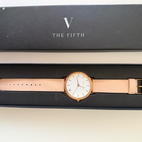 NWOT The Fifth Rose Gold Watch - Picture 5 of 8